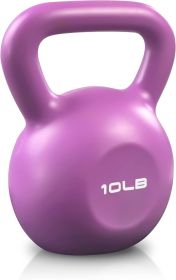 10lbs Kettlebell Set, Strength Training Kettlebells Weight Set for Women, Vinyl Coated Kettle Bell for Home Gym Workout Weight Lifting Equipment