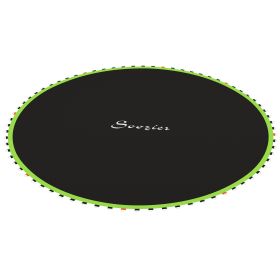 Trampoline Replacement Mat, Fits 12' Trampoline w/ 72 V-Hooks & 5.5" Springs (Spring & Frame not Included), Green