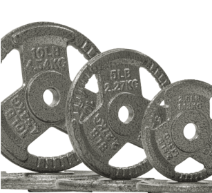 Only Supports Self Pickup  1-inch Standard Cast Iron Weight Plates For Strength Training And Weight Lifting, Multiple Weights (Option: Set 35LB)