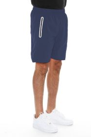 Weiv Active Sports Performance Running Short (Color: NAVY, size: L)