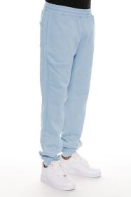 Little Better Premium Cotton Sweat Pant (Color: POWDER BLUE, size: XL)