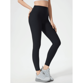 JupiterGear High-Waisted Leggings (Color: Black, size: 4)