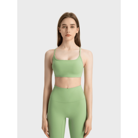 JupiterGear Crisscross Cami (Color: Yellow-Green, size: 10)