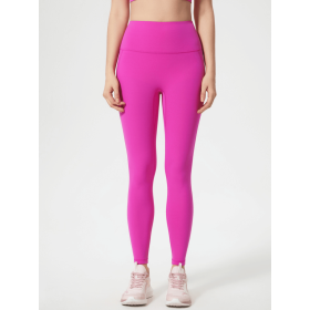 JupiterGear Wide Waistband Leggings (Color: Fuchsia Pink, size: 8)